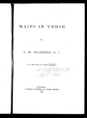 Cover of: Waifs in verse