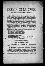 Cover of: Chemin de la croix