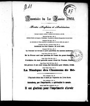 Cover of: Inventaire du 1er janvier 1862 by 