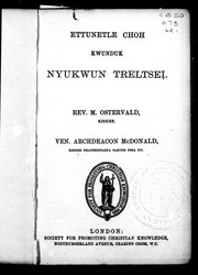 Ettunetle choh kwunduk nyukwun treltsei by J. F. Ostervald