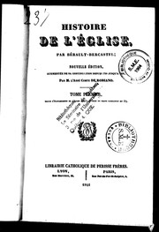 Cover of: Histoire de l'église