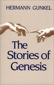 The Stories of Genesis by Hermann Gunkel