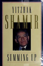 Cover of: Summing up | Itzhak Shamir