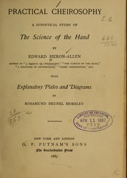 Cover of: Practical cheirosophy by Edward Heron-Allen