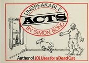 Cover of: Unspeakable Acts