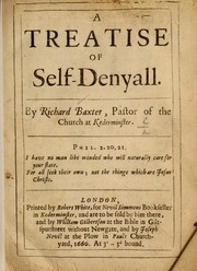 Cover of: A treatise of self-denyall by Richard Baxter