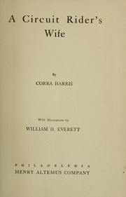 Cover of: A circuit rider's wife