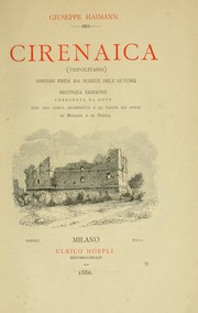 Cirenaica (Tripolitania)  Disegni presi da schizzi dell'autore by Giuseppe Haimann