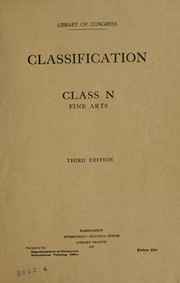 Cover of: Classification. by Library of Congress. Classification Division., Library of Congress. Classification Division.