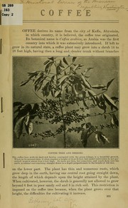 Cover of: Coffee. by International Bureau of the American Republics., International Bureau of the American Republics