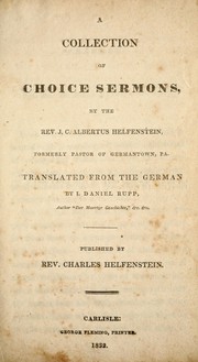 Cover of: A collection of choice sermons