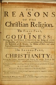 Cover of: The reasons of the Christian religion by Richard Baxter