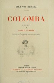 Colomba by Prosper Mérimée