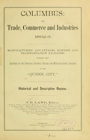 Cover of: Columbus, her trade, commerce and industries 1892-3 ...