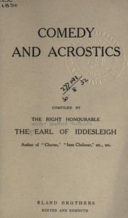 Cover of: Comedy and acrostics | Iddesleigh, Walter Stafford Northcote 2nd Earl of