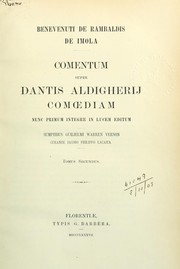 Cover of: Comentum super Dantis Aldigherij Comoediam