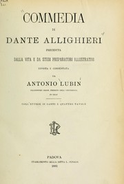 Cover of: Commedia di Dante Allighieri
