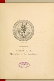 Commemorative of Nathan Hale by Henry Phelps] Johnston