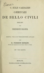 Commentarii De Bello Civili By Gaius Julius Caesar | Open Library