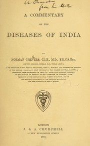 Cover of: A commentary on the diseases of India