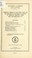 Cover of: Commercial fisheries of the United States and the operations of the Bureau of fisheries in connection therewith during the fiscal year ended June 30, 1916-