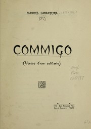 Cover of: Commigo: versos d'um solitario