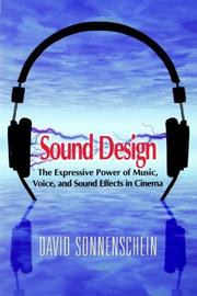 Cover of: Sound Design | David Sonnenschein