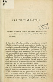 Cover of: [Compananch do luchd-broin: no, Comhairle Chriosd do mhatair fo amhghar ... an dara clothualadh]