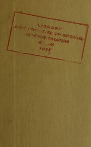 Cover of: Comparison of existing law with president's proposals on taxation of income from foreign subsidiaries