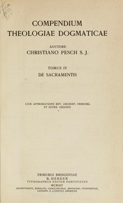 Cover of: Compendium theologiae dogmaticae