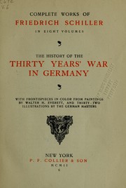 Cover of: Complete works of Friedrich Schiller in eight volumes by Friedrich Schiller