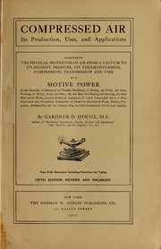 Cover of: Compressed air by Gardner Dexter Hiscox, Gardner Dexter Hiscox