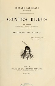 Cover of: Contes bleus by Edouard Laboulaye