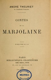 Cover of: Contes de la Marjolaine