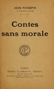 Cover of: Contes sans morale.