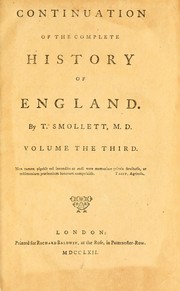 Cover of: Continuation of the complete history of England