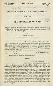 Cover of: Contract--General Jesup
