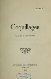 Cover of: Coquillages: crayons et impressions