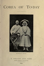 Cover of: Corea of today by George W. Gilmore