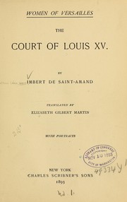 Cover of: The court of Louis XV.