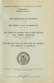 Cover of: The crawfishes of Michigan