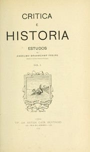 Cover of: Critica e historia: estudos
