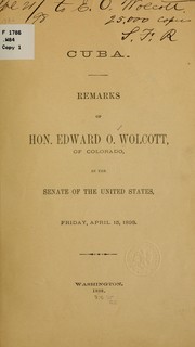 Front cover of Cuba by Edward O[liver] Wolcott