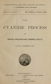 Cover of: The cyanide process by A. Scheidel