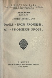 Cover of: Dagli "Sposi promessi" ai "Promessi sposi"