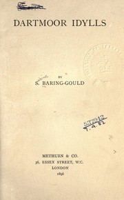 Cover of: Dartmoor idylls by Sabine Baring-Gould