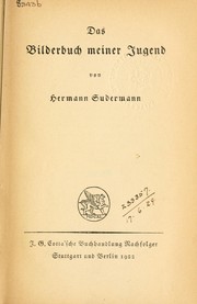 Cover of: Das Bilderbuch meiner Jugend