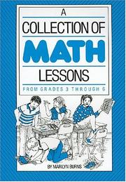 Cover of: A collection of math lessons: from grades 3 through 6