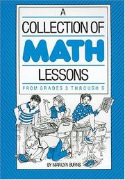 Cover of: A collection of math lessons by Marilyn Burns