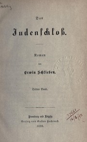 Cover of: Das Judenschloss